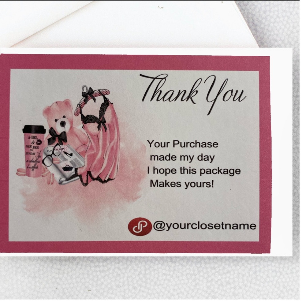 Thank You Cards for Packaging - Picture 9 of 13